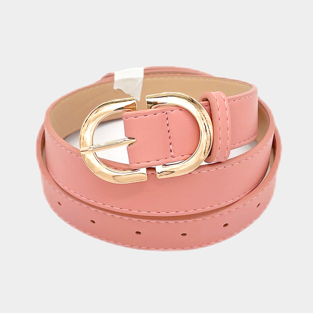 Faux Leather Belt