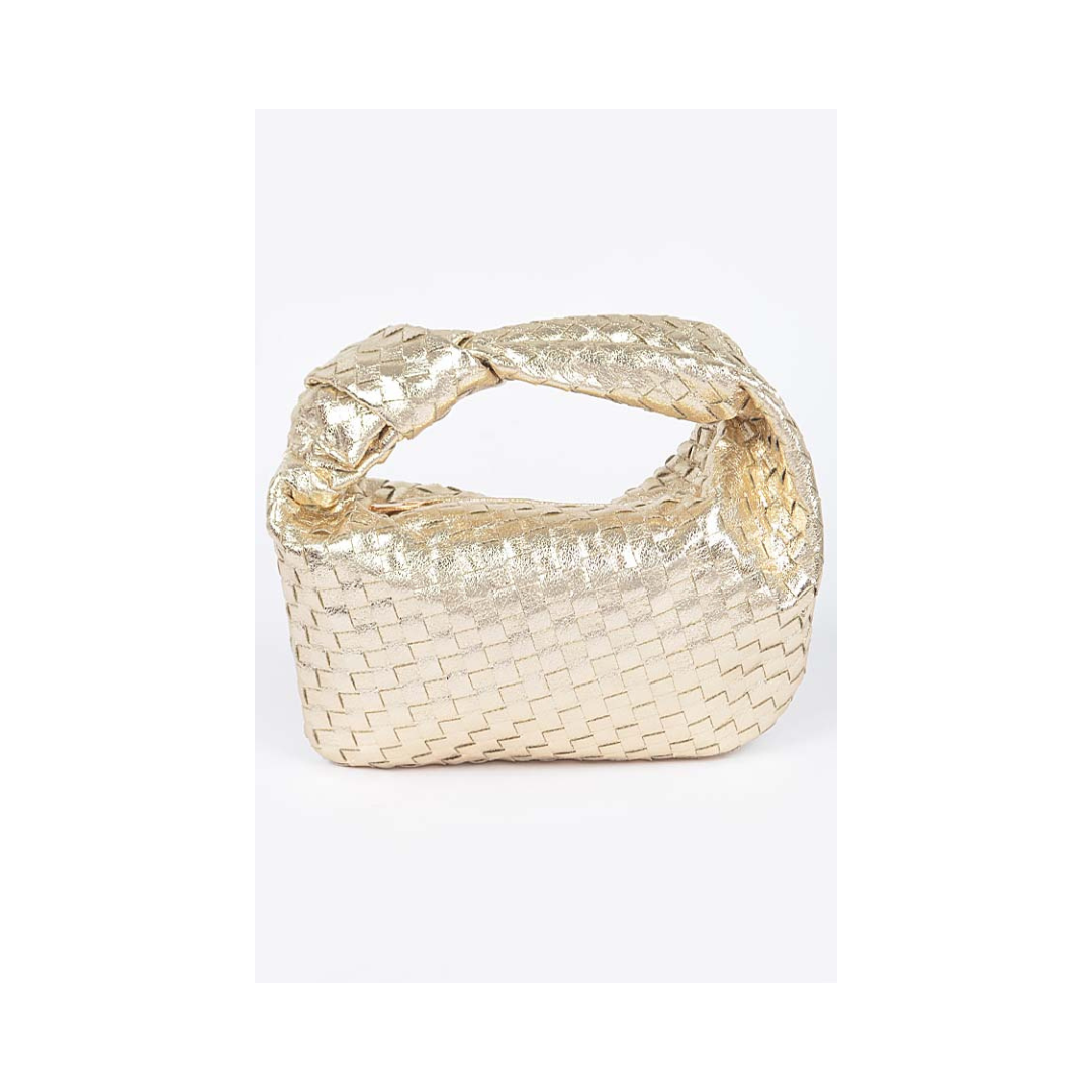 Metallic Braided Bag