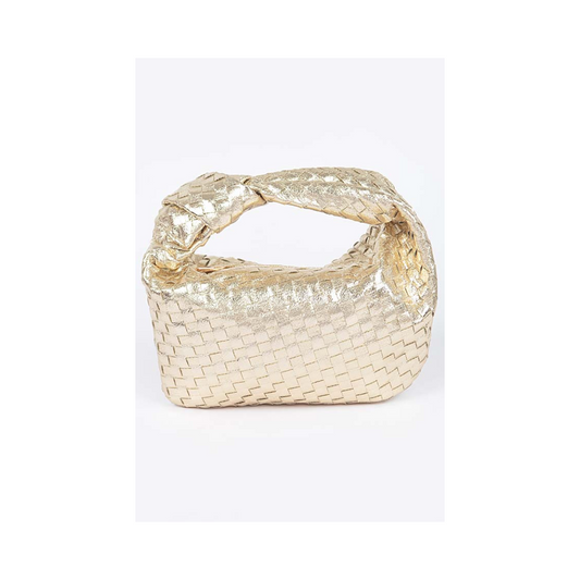 Metallic Braided Bag