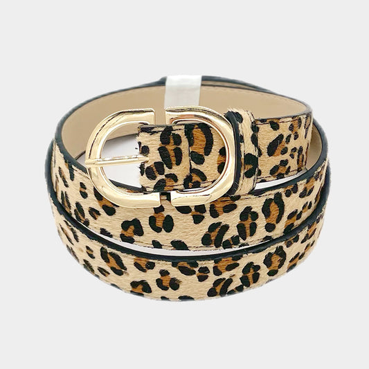Faux Leather Belt