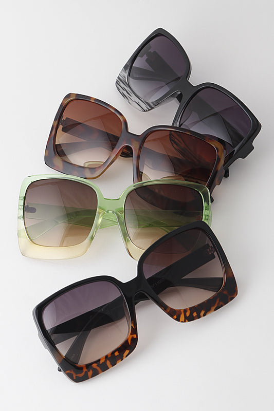 Patterned Gradient Sunglasses