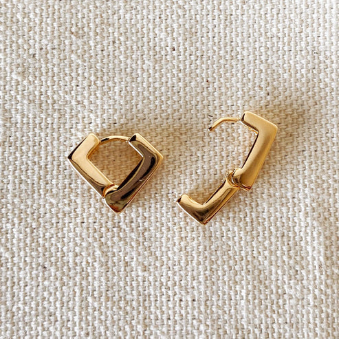 Diamond Shaped Clicker Earrings