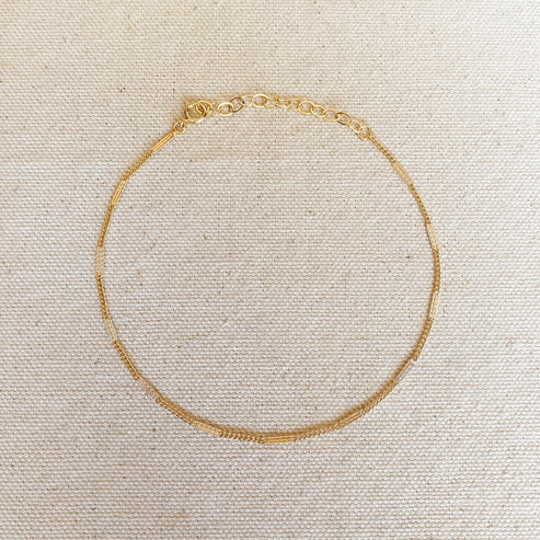 Pressed Chain Anklet