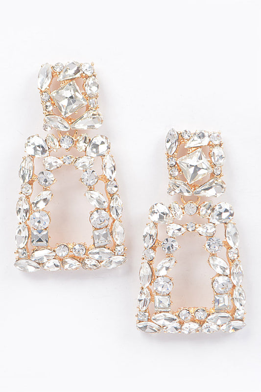 Clustered Jeweled Earrings
