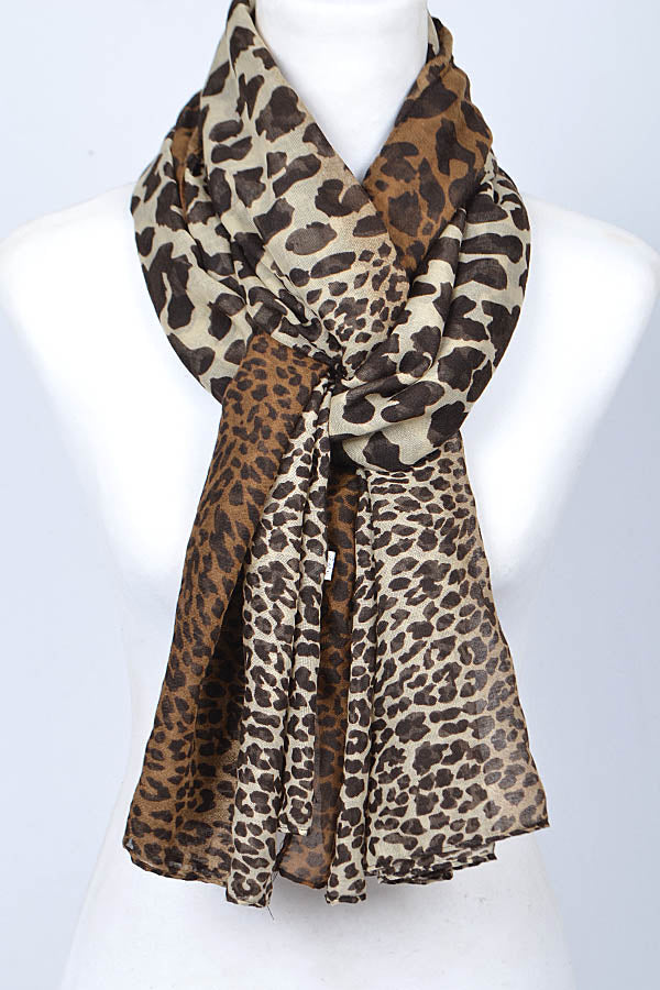 Leopard Print Scarf