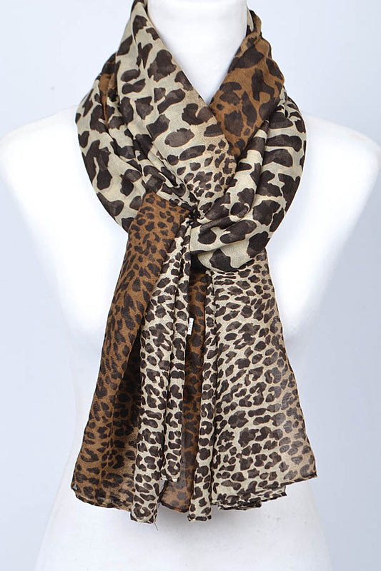 Leopard Print Scarf