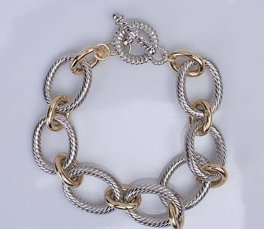 Designer Style Link Bracelet