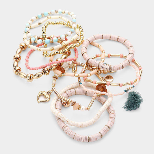 Boho Multi Bead Bracelets