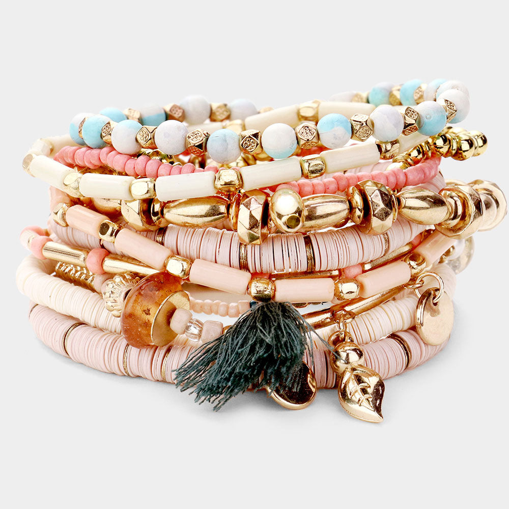 Boho Multi Bead Bracelets