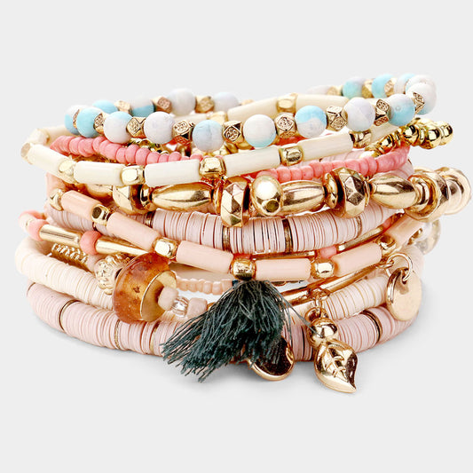 Boho Multi Bead Bracelets