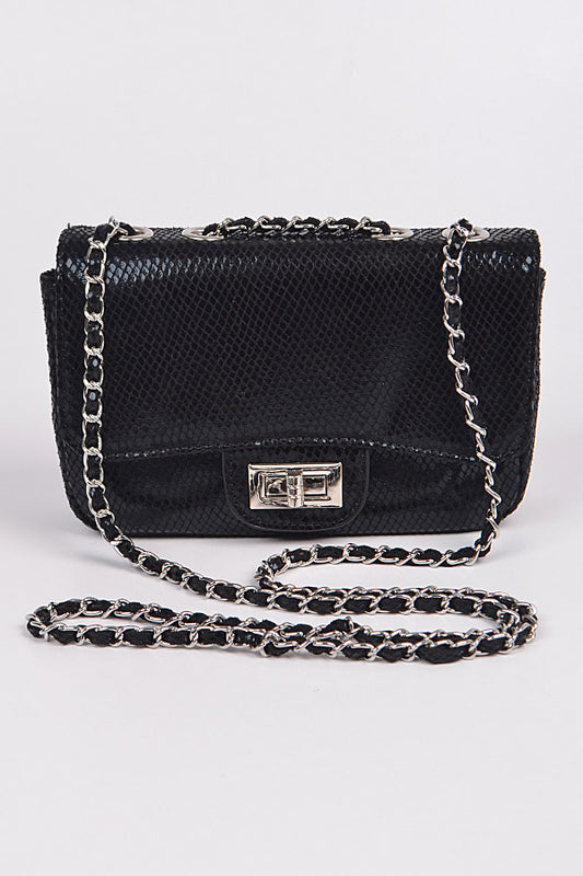 Snakeskin Clutch Bag