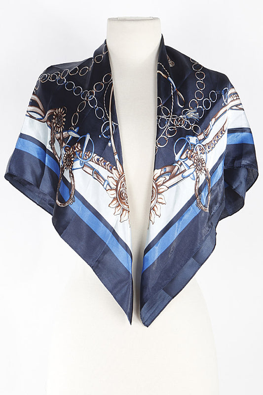 Multi Chain Silk Scarf