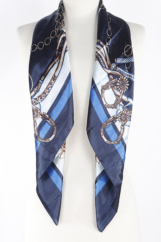 Multi Chain Silk Scarf
