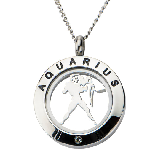 Stainless Steel Zodiac Pendant